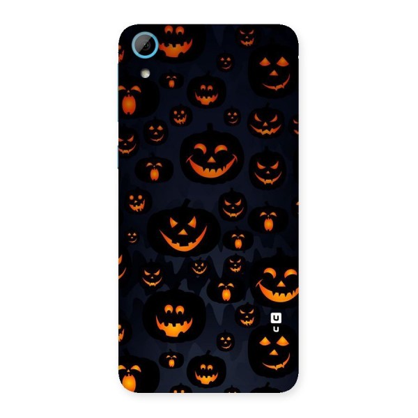 Pumpkin Smile Pattern Back Case for HTC Desire 826