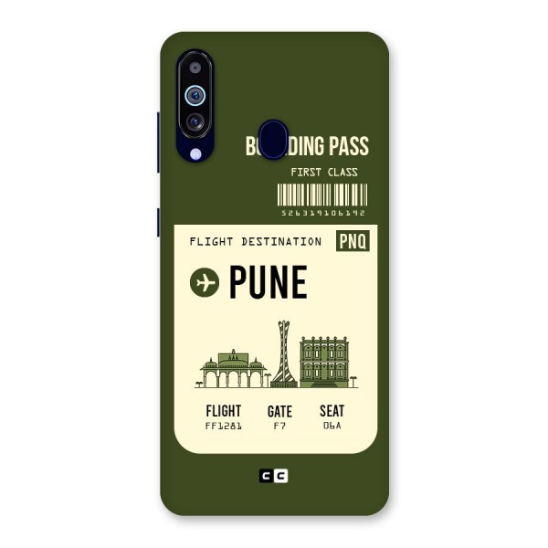 Pune Boarding Pass Back Case for Galaxy M40