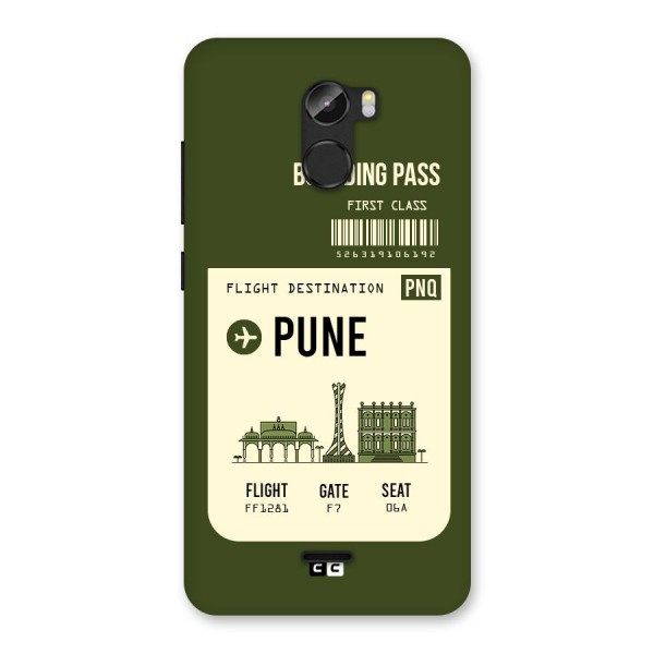 Pune Boarding Pass Back Case for Gionee X1