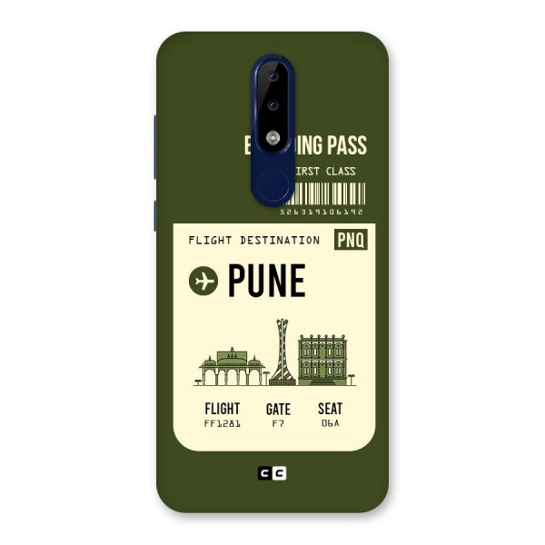 Pune Boarding Pass Back Case for Nokia 5.1 Plus