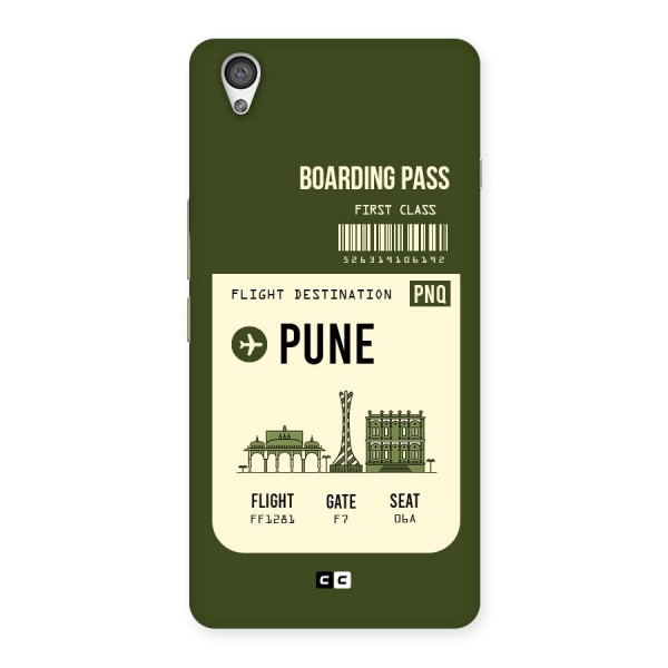 Pune Boarding Pass Back Case for OnePlus X