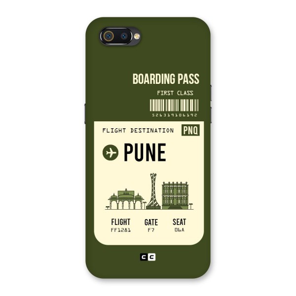 Pune Boarding Pass Back Case for Realme C2