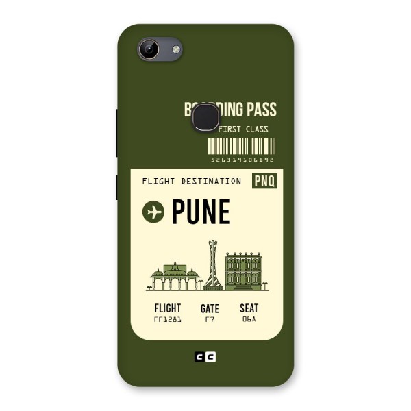Pune Boarding Pass Back Case for Vivo Y81