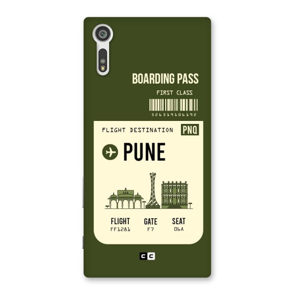Pune Boarding Pass Back Case for Xperia XZ