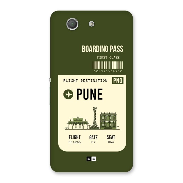 Pune Boarding Pass Back Case for Xperia Z3 Compact