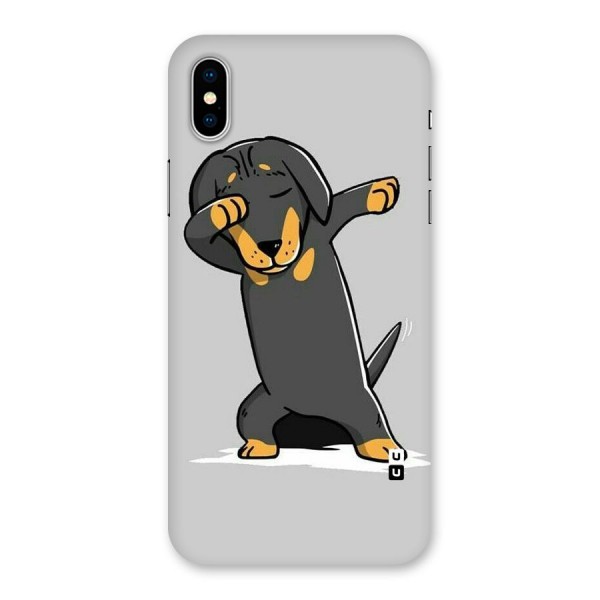 Puppy Dab Back Case for iPhone XS