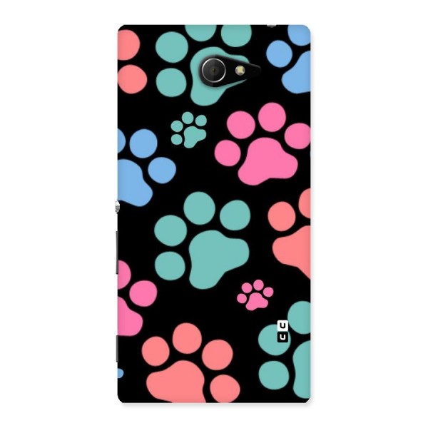 Puppy Paws Back Case for Sony Xperia M2