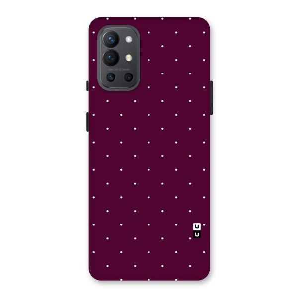 Purple Polka Back Case for OnePlus 9R
