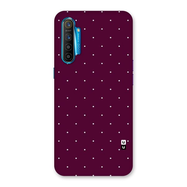 Purple Polka Back Case for Realme XT