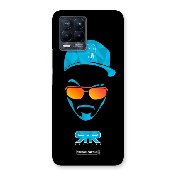 Raftaar Black and Blue Back Case for Realme 8 Pro