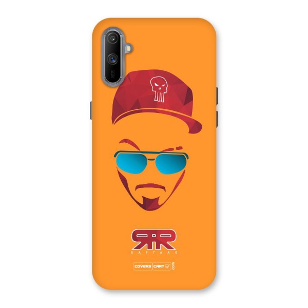 Raftaar Orange Back Case for Realme C3