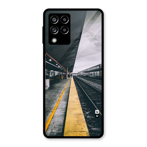 Railway Track Glass Back Case for Galaxy M53 5G