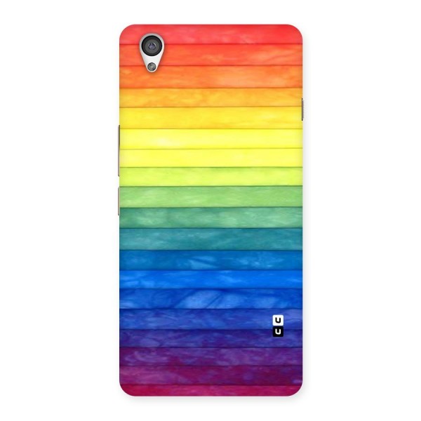 Rainbow Colors Stripes Back Case for OnePlus X