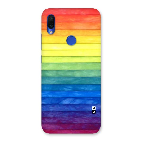Rainbow Colors Stripes Back Case for Redmi Note 7S