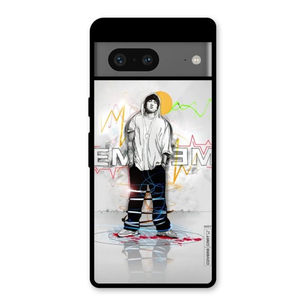 Rap King Eminem Glass Back Case for Google Pixel 7