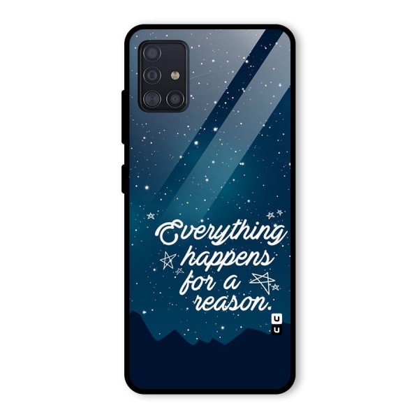Reason Sky Glass Back Case for Galaxy A51