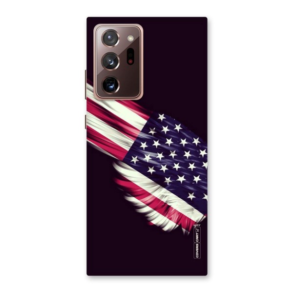 Red And White Stripes Stars Back Case for Galaxy Note 20 Ultra