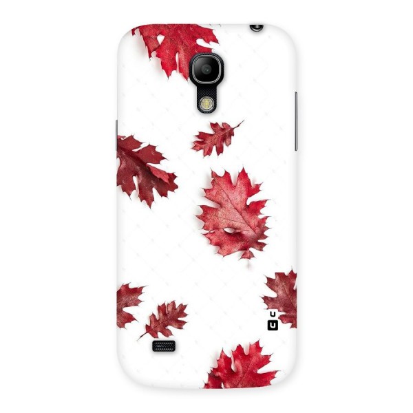 Red Appealing Autumn Leaves Back Case for Galaxy S4 Mini