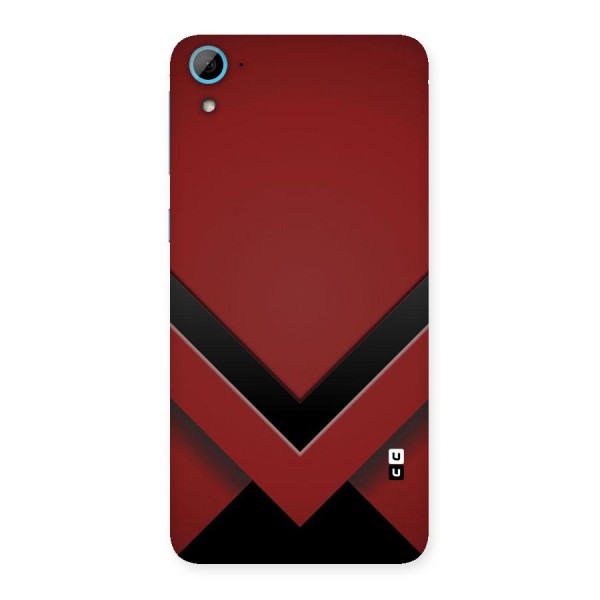 Red Black Fold Back Case for HTC Desire 826