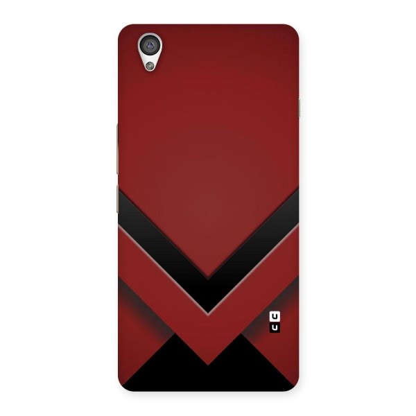 Red Black Fold Back Case for OnePlus X