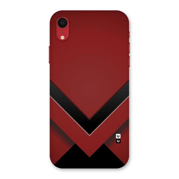 Red Black Fold Back Case for iPhone XR