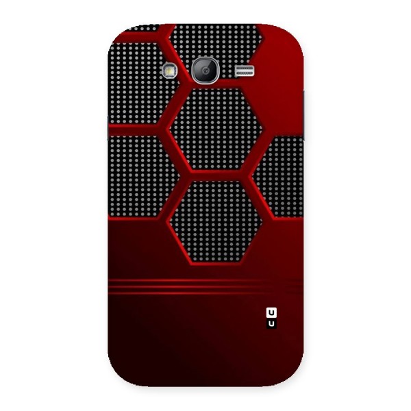 Red Black Hexagons Back Case for Galaxy Grand