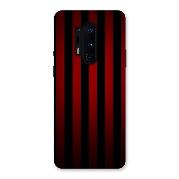 Red Black Stripes Back Case for OnePlus 8 Pro