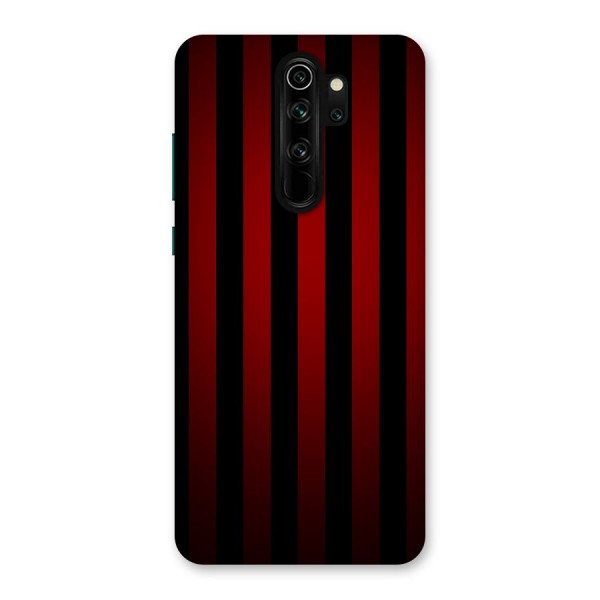 Red Black Stripes Back Case for Redmi Note 8 Pro