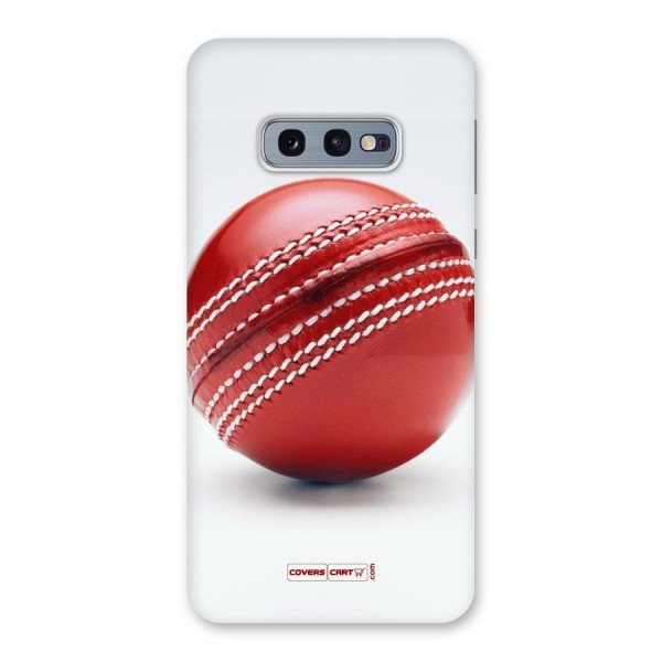 Red International Cricket Ball Back Case for Galaxy S10e