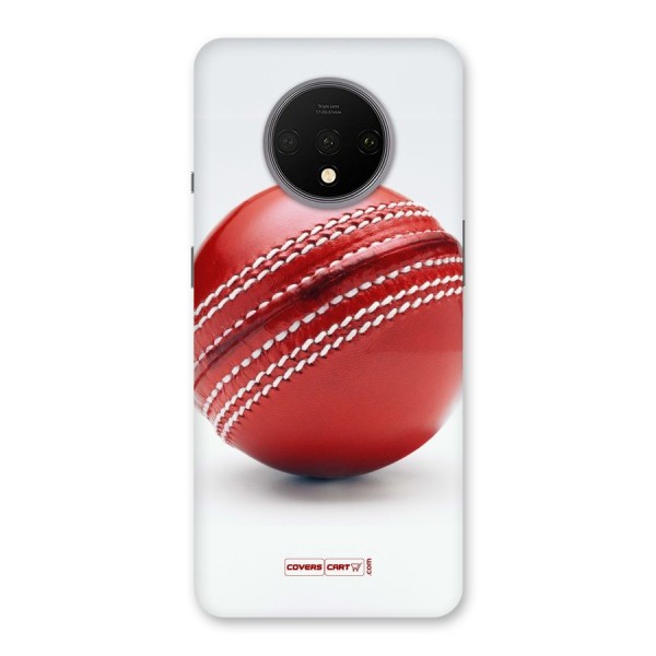Red International Cricket Ball Back Case for OnePlus 7T