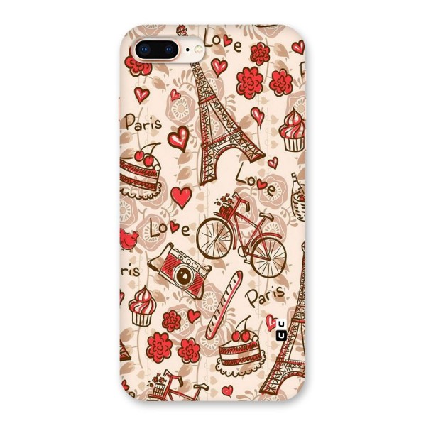 Red Peach City Back Case for iPhone 8 Plus