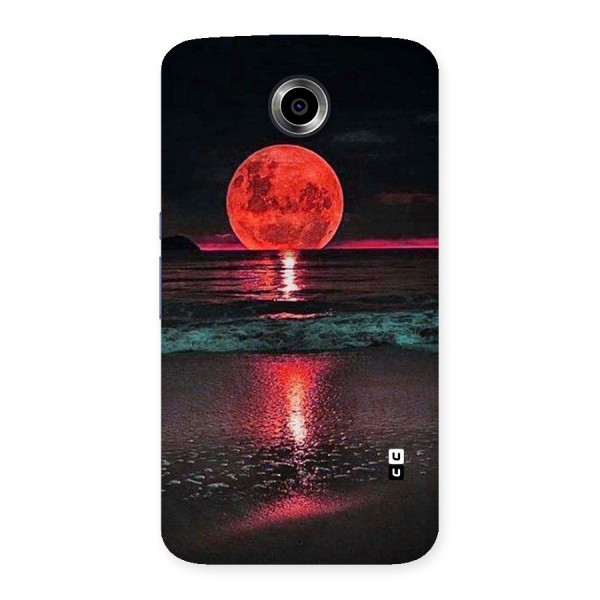 Red Sun Ocean Back Case for Nexsus 6