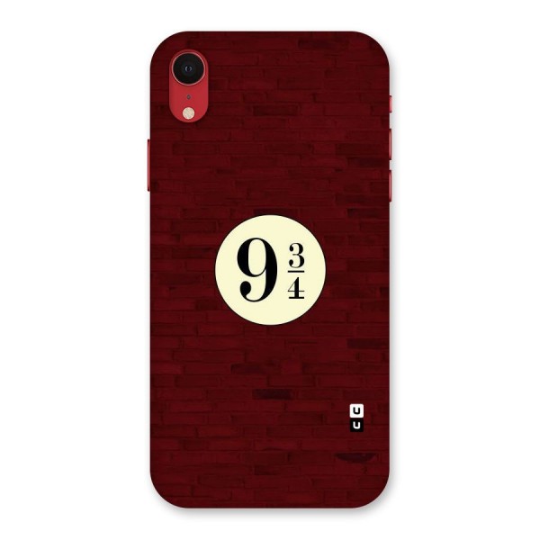 Red Wall Express Back Case for iPhone XR