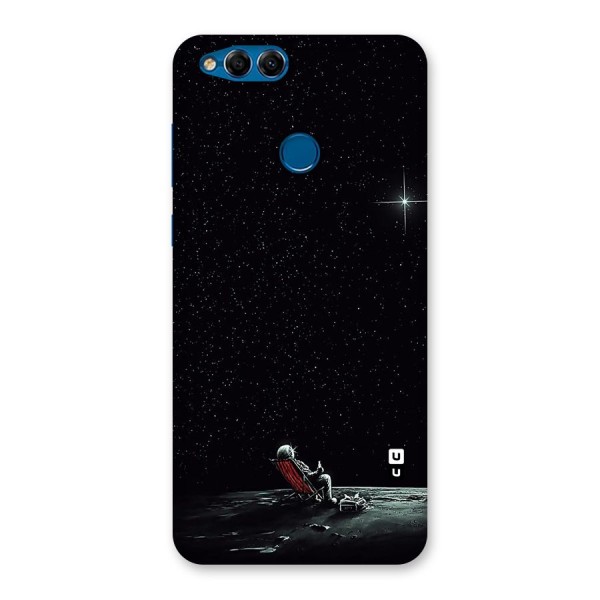 Resting Spaceman Face Back Case for Honor 7X