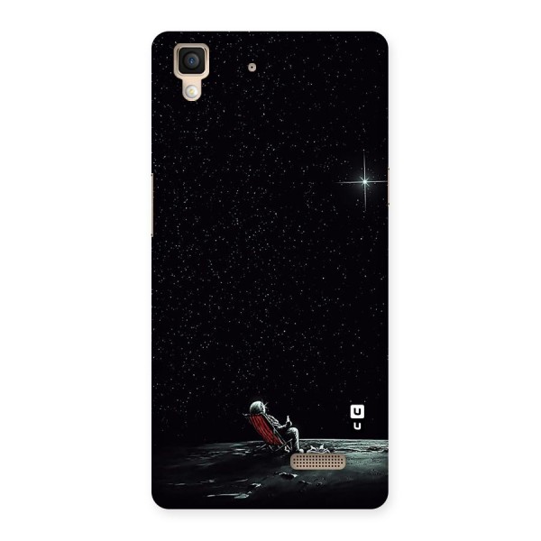 Resting Spaceman Face Back Case for Oppo R7