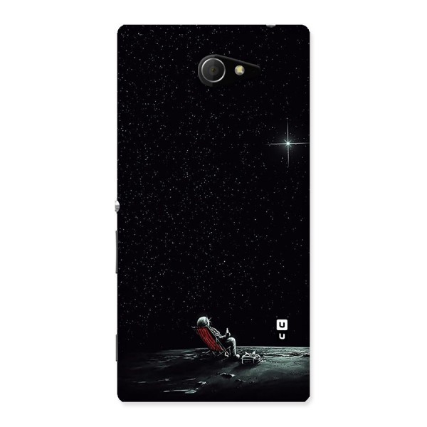 Resting Spaceman Face Back Case for Sony Xperia M2