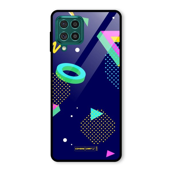 Retro Abstract Glass Back Case for Galaxy F62