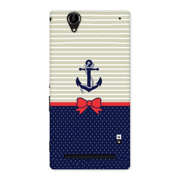 Ribbon Anchor Back Case for Sony Xperia T2