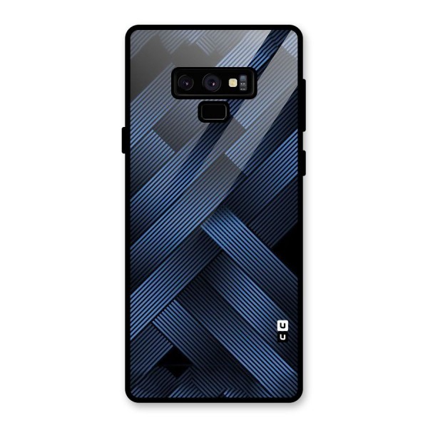Ribbon Stripes Glass Back Case for Galaxy Note 9