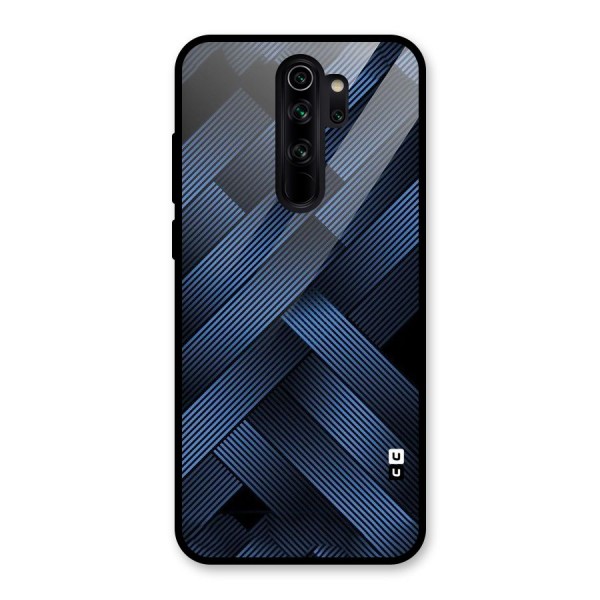 Ribbon Stripes Glass Back Case for Redmi Note 8 Pro