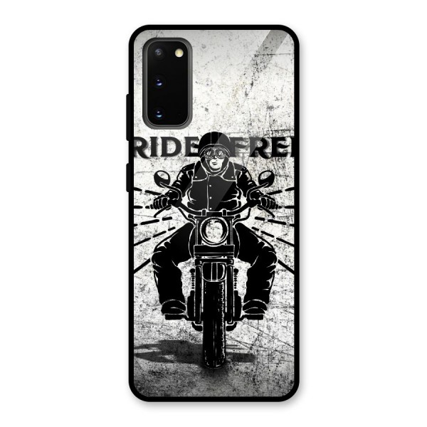 Ride Free Glass Back Case for Galaxy S20