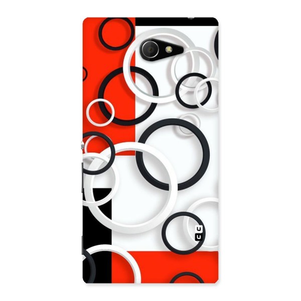 Rings Abstract Back Case for Sony Xperia M2