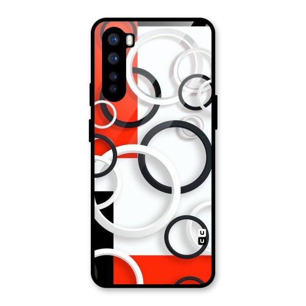 Rings Abstract Glass Back Case for OnePlus Nord