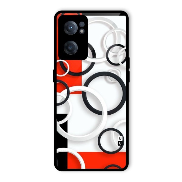 Rings Abstract Glass Back Case for OnePlus Nord CE 2 5G