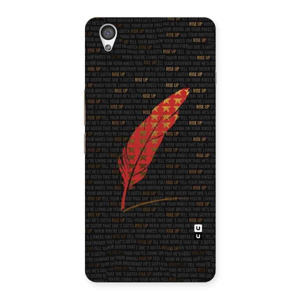 Rise Up Feather Back Case for OnePlus X