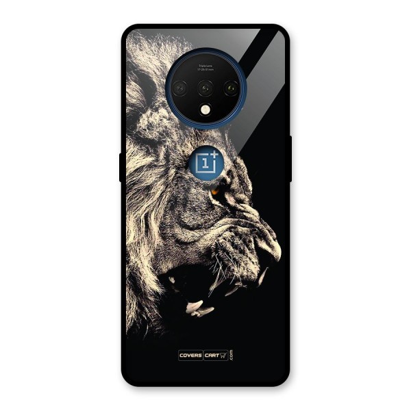 Roaring Lion Glass Back Case for OnePlus 7T