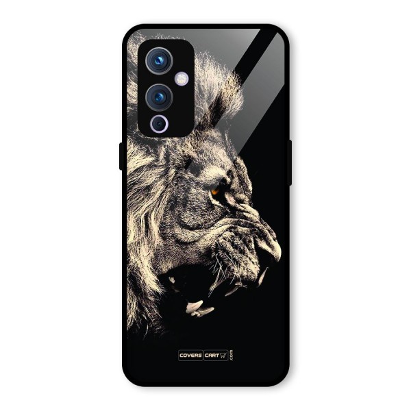 Roaring Lion Glass Back Case for OnePlus 9
