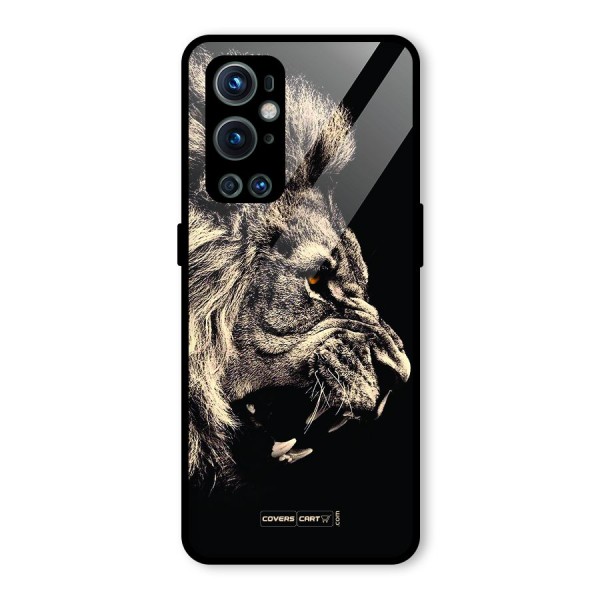 Roaring Lion Glass Back Case for OnePlus 9 Pro
