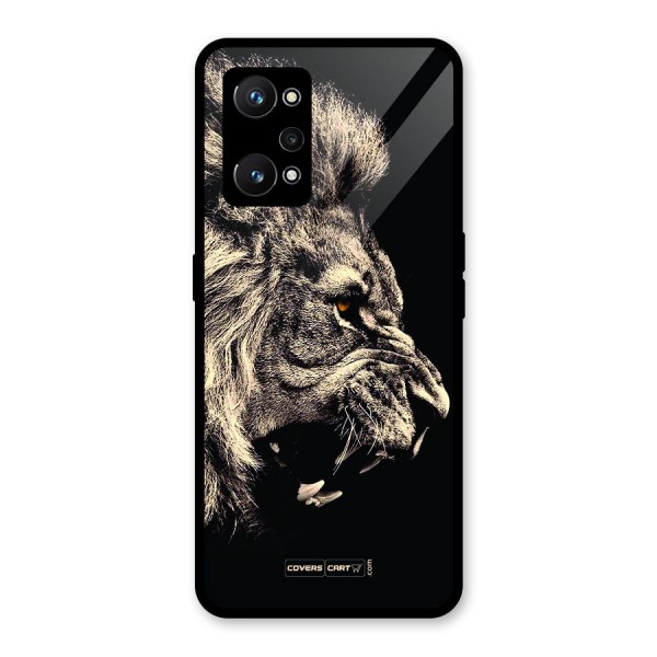Roaring Lion Glass Back Case for Realme GT Neo 3T