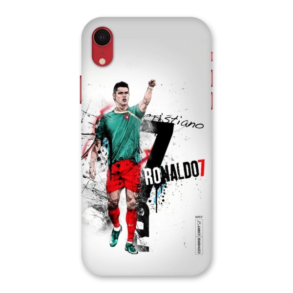 Ronaldo In Portugal Jersey Back Case for iPhone XR